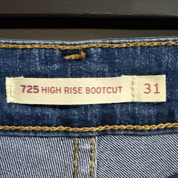 Levi's Dark Blue Straight-Leg Jeans - Picture 2 of 10